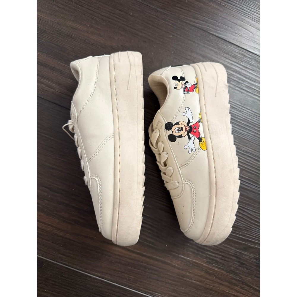 Zara Mickey Mouse Sneakers - similar to af1 - Picture 3 of 4